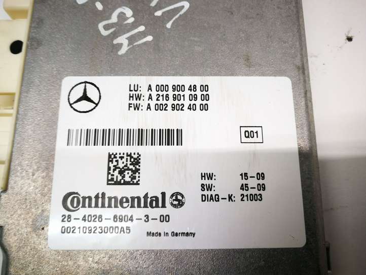Mercedes-Benz E W212 (2009 - 2016)  A0009004800 Радар дистроник