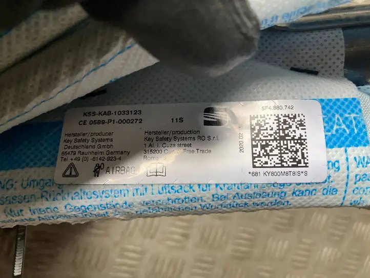 Seat Leon IV (2020 - ) 5F4880742 Боковая подушка безопасности шторка — фото 4