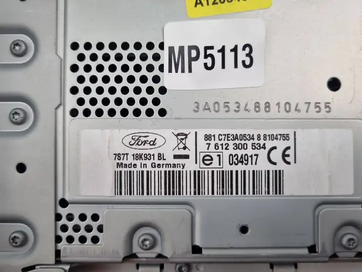 Ford S-MAX (2010 - 2015) 7S7T18K931BL Магнитола / мультимедийная система — фото 6