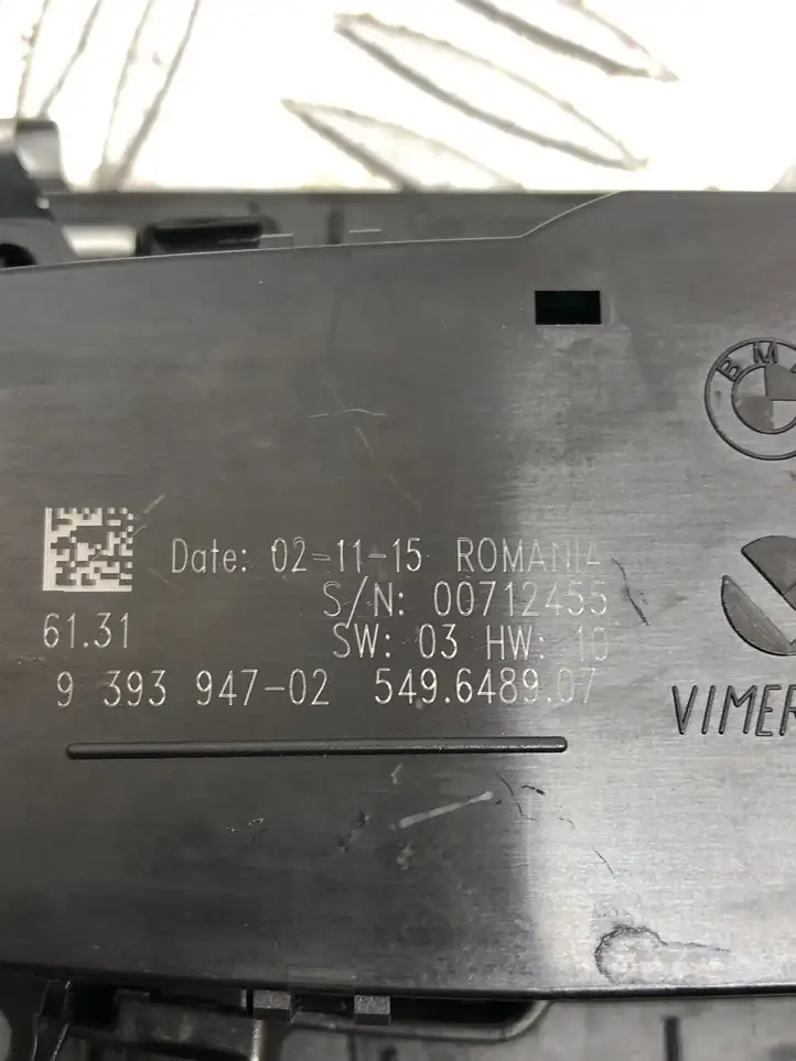 BMW 3 F30 F35 F31 (2012 - 2018) 9393947 Включатель фонарей — фото 5