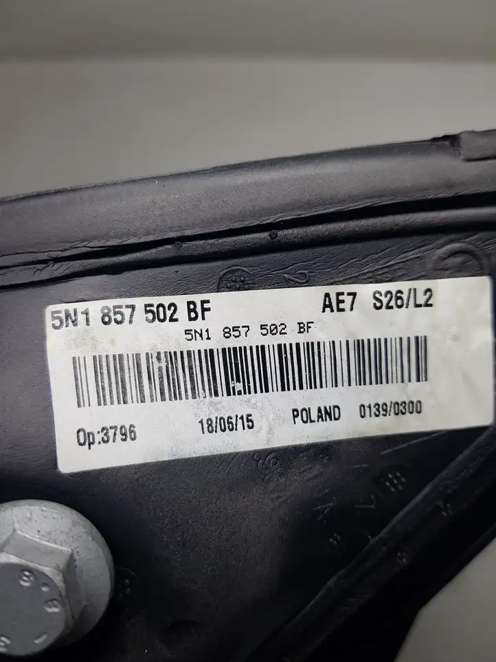 Volkswagen Tiguan (2011 - 2016) 5N1857502BF Боковое зеркало с электроприводом — фото 4