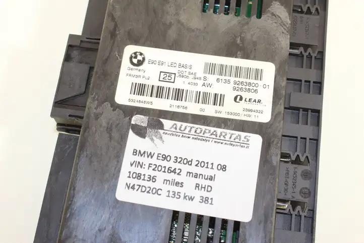 BMW 3 E90 E91 (2005 - 2012) E90320120108 Блок управления светом — фото 4