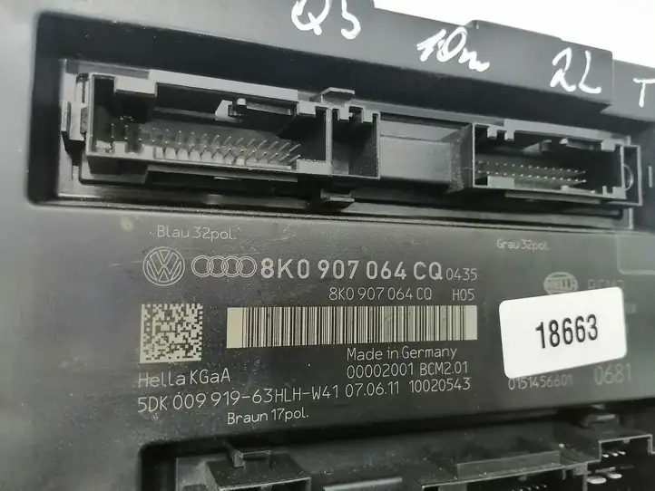 Audi Q5 SQ5 (2008 - 2012) 8K0907064CQ Модуль комфорта — фото 2