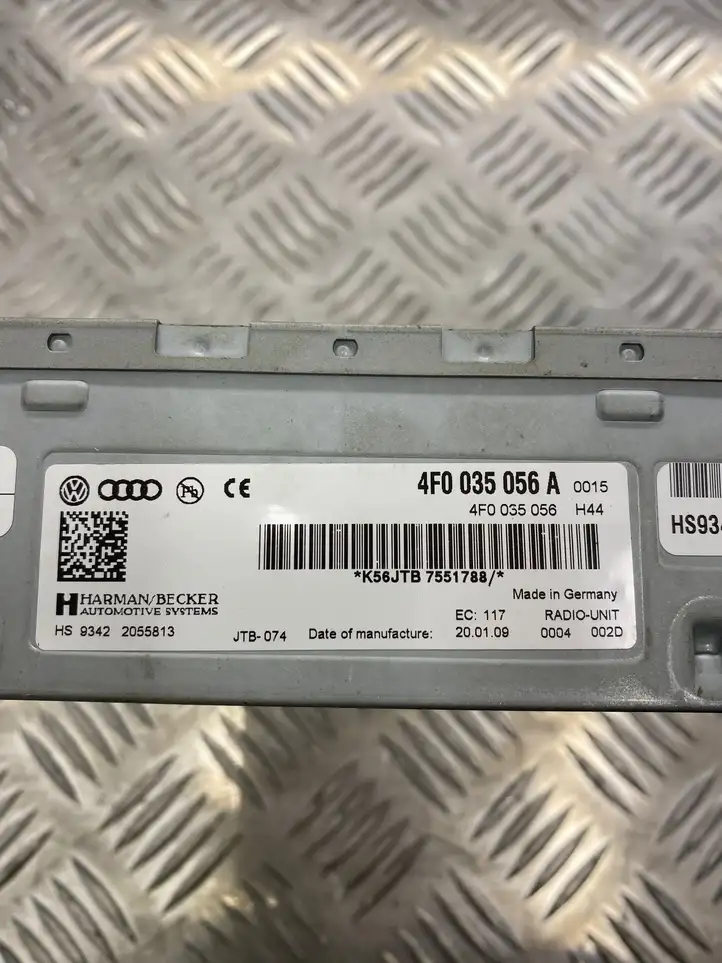 Audi A6 S6 C6 4F (2008 - 2011) 4F0035056A Магнитола / мультимедийная система — фото 2