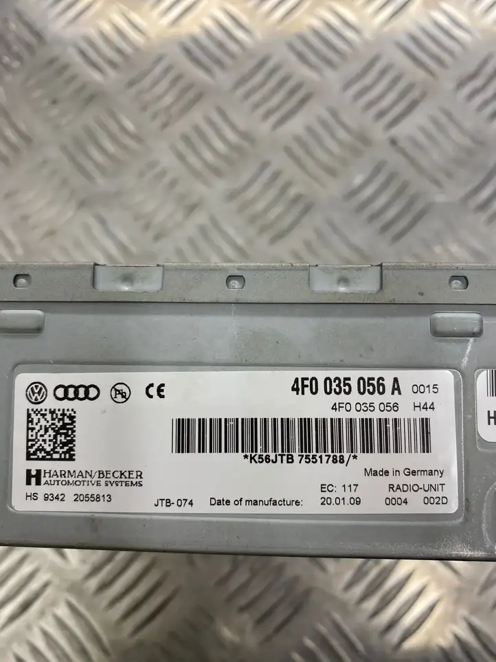 Audi A6 S6 C6 4F (2008 - 2011) 4F0035056A Магнитола / мультимедийная система — фото 6