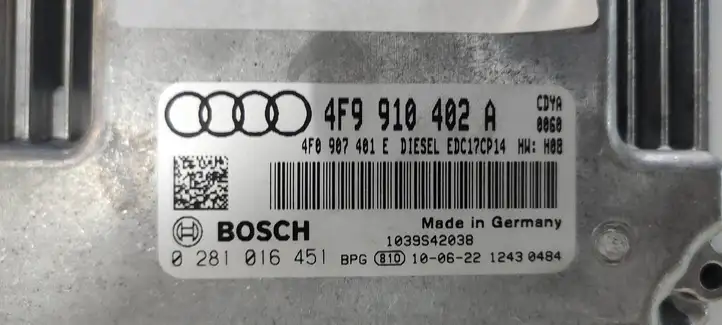 Audi A6 Allroad C6 (2008 - 2011) 4F9910402A Блок управления двигателем (ЭБУ) — фото 4