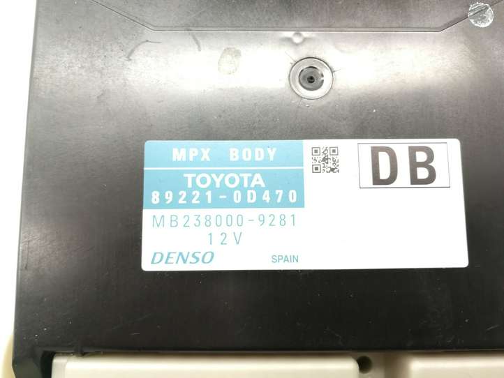 Toyota Yaris (2014 - 2019)  892210D470 Модуль кузова