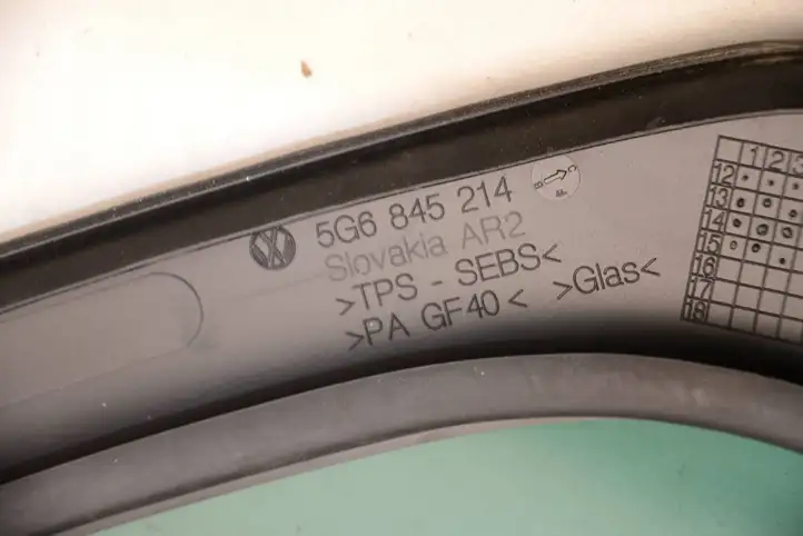 Volkswagen e-Golf (2013 - 2016) 5G6845214 Форточка двери — фото 4