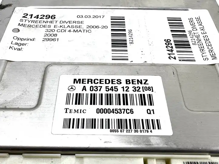 Mercedes-Benz E W211 (2002 - 2009) A0375451232 Блок управления подвеской — фото 10