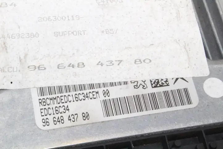 Citroen C5 (2004 - 2008) 9664843780 Блок управления двигателем (ЭБУ) — фото 2