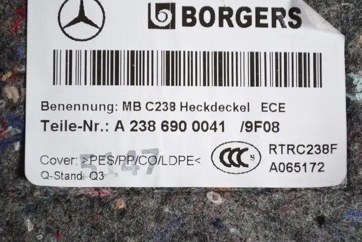 Mercedes-Benz E W238 (2017 - ) A2386900041 Обшивка багажника — фото 5
