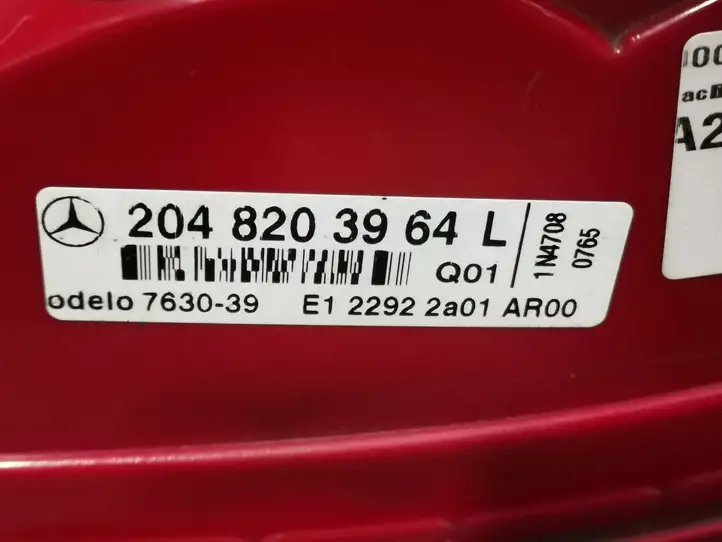 Mercedes-Benz C W204 (2007 - 2014) A2048203964 Комплект задней части кузова — фото 24