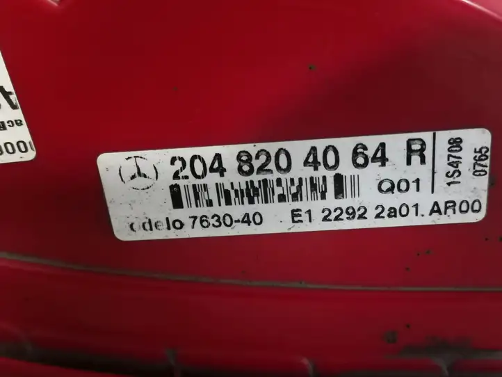 Mercedes-Benz C W204 (2007 - 2014) A2048203964 Комплект задней части кузова — фото 25