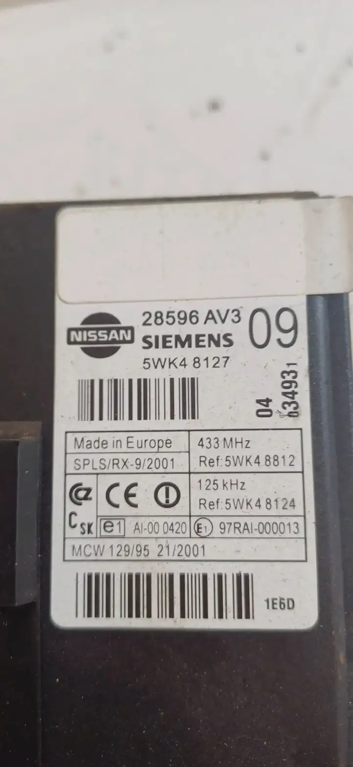 Nissan Primera (2001 - 2008) 5WK48127 Модуль комфорта — фото 2