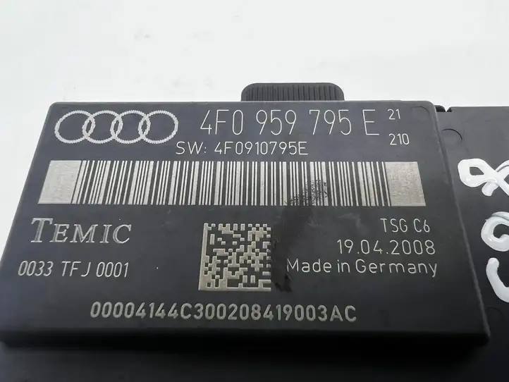 Audi A6 S6 C6 4F (2004 - 2008) 4F0959795E Блок управления дверью — фото 3