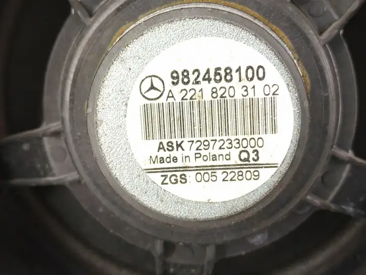 Mercedes-Benz S W221 (2005 - 2013) Динамики задних дверей — фото 5