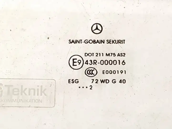 Mercedes-Benz Vito Viano W639 (2010 - 2015) 6397250510 Стекло передней двери — фото 3