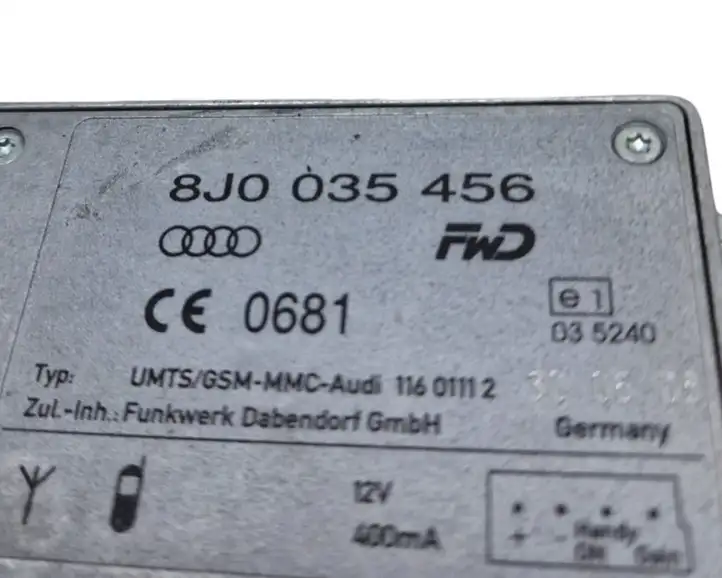 Audi A4 S4 B8 8K (2007 - 2011) 8J0035456 Усилитель антенны — фото 4