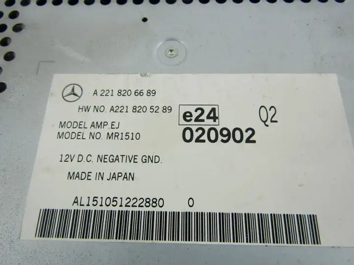 Mercedes-Benz S W221 (2005 - 2013) Усилитель звука — фото 2
