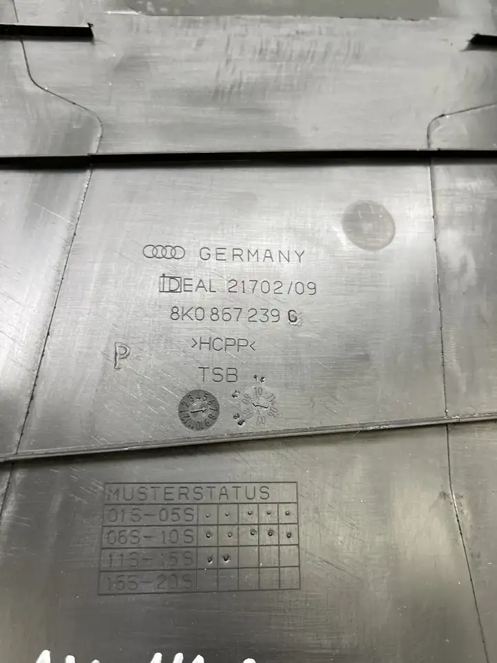 Audi A4 S4 B8 8K (2011 - 2015) 8K0867239C Нижняя обшивка стойки B — фото 2