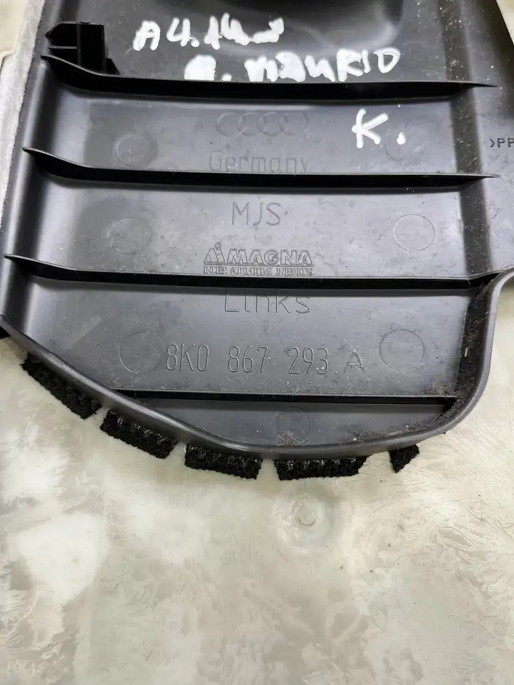 Audi A4 S4 B8 8K (2011 - 2015) 8K0867293A Верхняя обшивка стойки B — фото 2