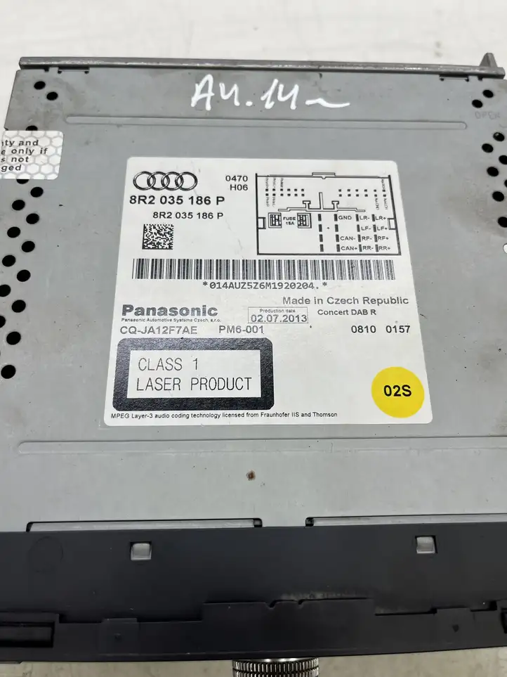 Audi A4 S4 B8 8K (2011 - 2015) 8R2035186P Магнитола / мультимедийная система — фото 5