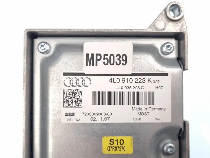 Audi Q7 4L (2009 - 2015) 4L0910223K Усилитель звука — фото 4