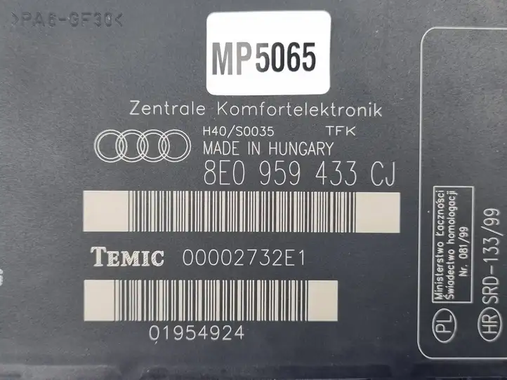 Audi A4 S4 B8 8K (2007 - 2011) 8E0959433CJ Модуль комфорта — фото 4
