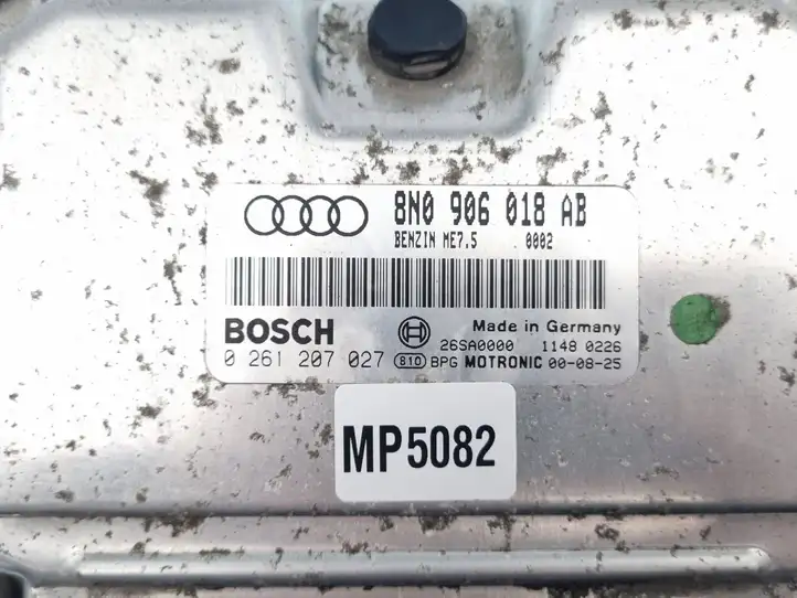 Audi TT Mk1 (1998 - 2003) 8N0906018AB Блок управления двигателем (ЭБУ) — фото 4