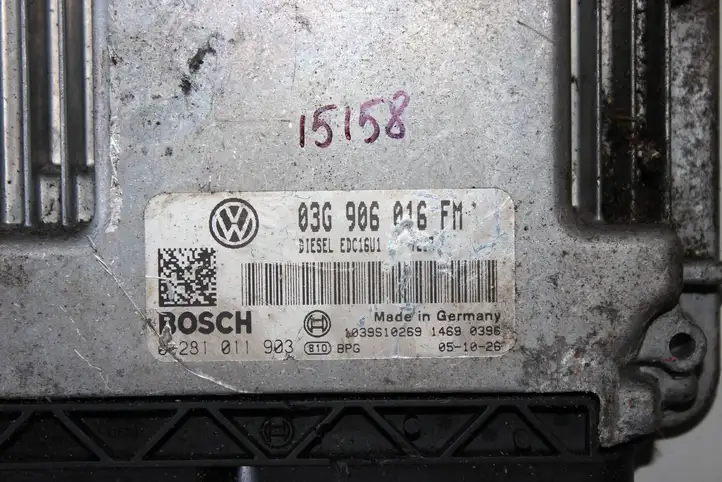 Volkswagen Golf V (2003 - 2009) 03G906016FM Блок управления двигателем (ЭБУ) — фото 3