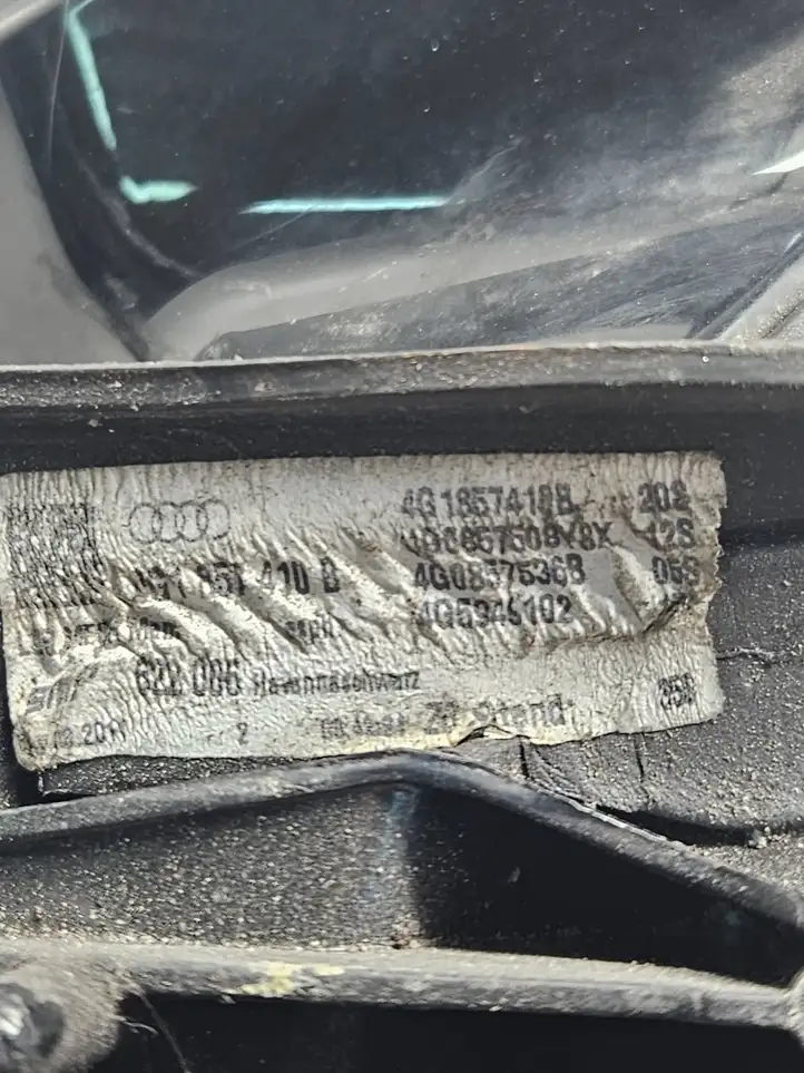 Audi A4 S4 B8 8K (2007 - 2011) 4G1857410B Боковое зеркало с электроприводом — фото 6