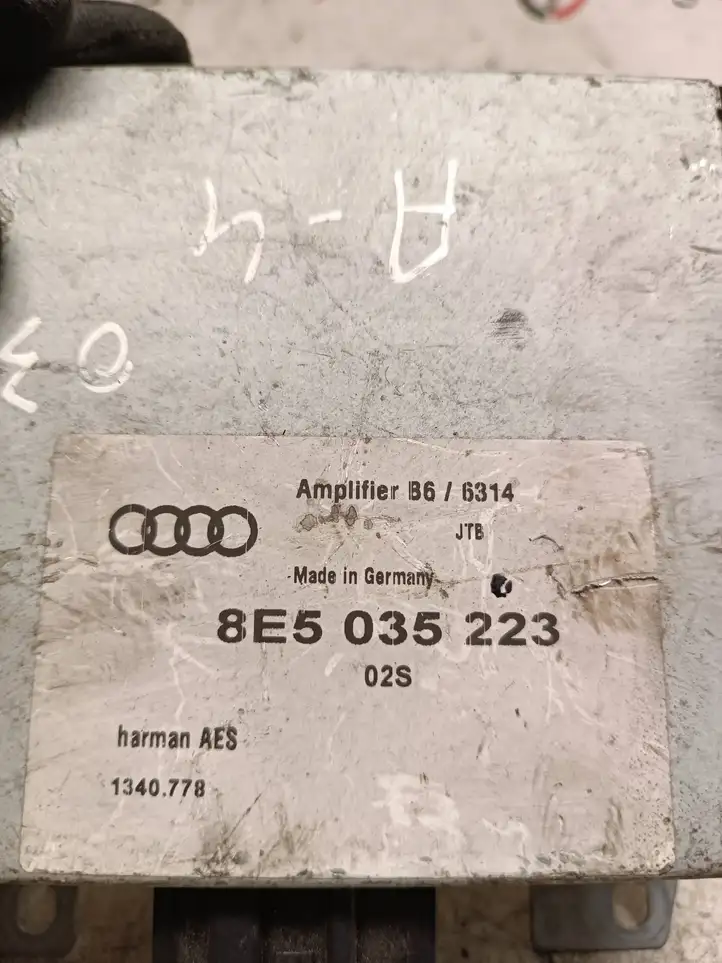 Audi A4 S4 B6 8E 8H (2000 - 2006) 8E5035223 Усилитель звука — фото 4