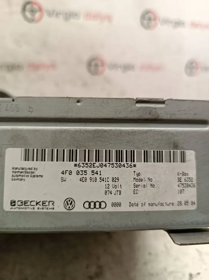 Audi A6 S6 C6 4F (2004 - 2008) 4F0035541 Магнитола / мультимедийная система — фото 4