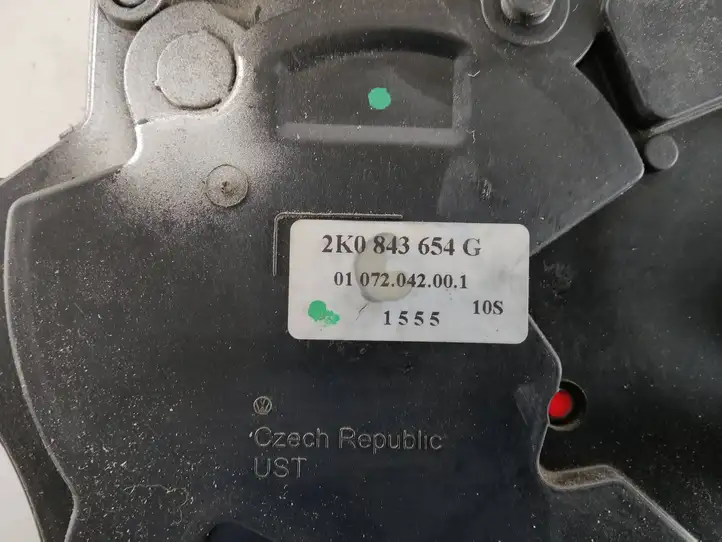 Volkswagen Caddy (2004 - 2010) 2K0843654G Замок раздвижной двери — фото 4