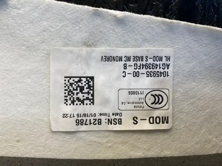 Tesla Model S (2012 - 2016) 104593500C Потолочная обшивка — фото 3