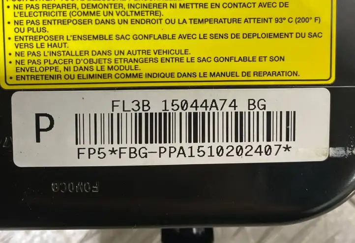Ford F150 (2014 - 2018) FL3B15044A74BG Подушка безопасности пассажира — фото 8