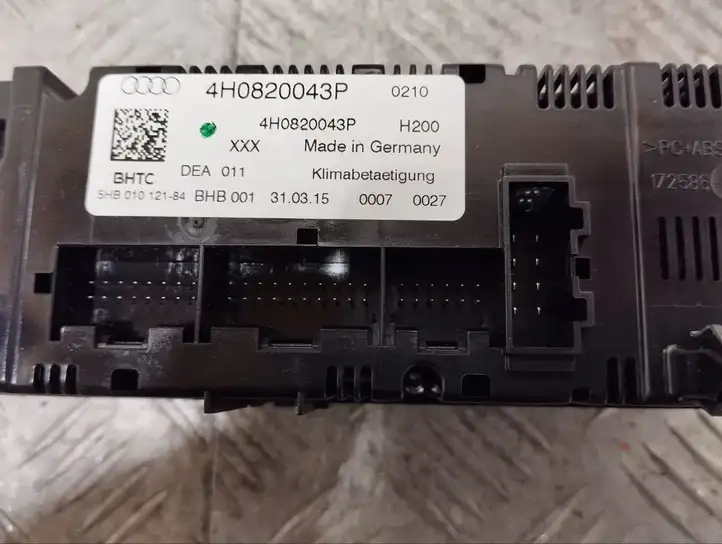Audi A8 S8 D4 4H (2013 - 2017) 4H0820043P Кнопка кондиционера — фото 8