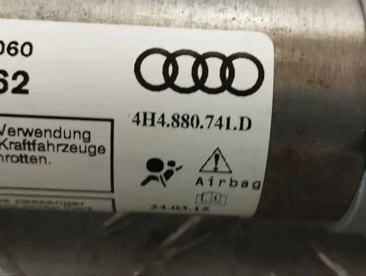 Audi A8 S8 D4 4H (2013 - 2017) 4H4880741D Боковая подушка безопасности шторка — фото 3