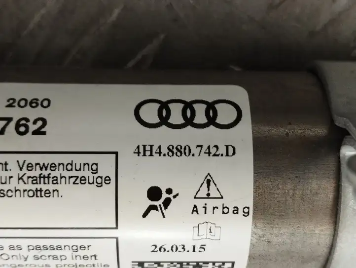 Audi A8 S8 D4 4H (2013 - 2017) 4H4880742D Боковая подушка безопасности шторка — фото 5