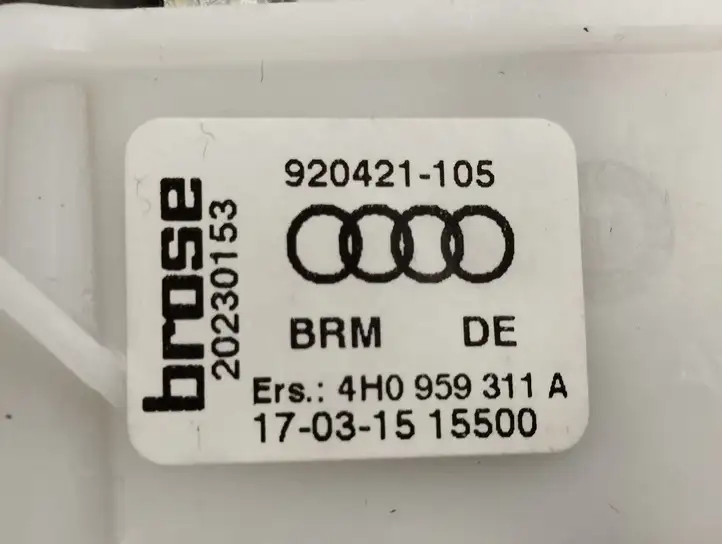 Audi A8 S8 D4 4H (2013 - 2017) 4H0959805 Механизм регулировки сиденья — фото 3