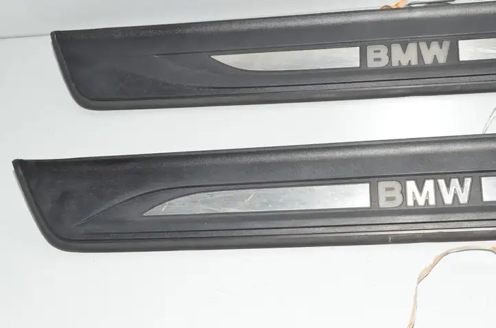 BMW 5 F10 F11 (2009 - 2016) Внутренняя обшивка порога (комплект) — фото 7