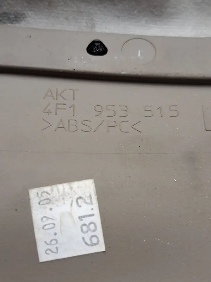Audi A6 S6 C6 4F (2004 - 2008) 4F1953515 Обшивка рулевой колонки — фото 3