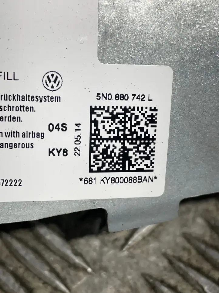 Volkswagen Tiguan (2011 - 2016) 5N0880742L Боковая подушка безопасности шторка — фото 4