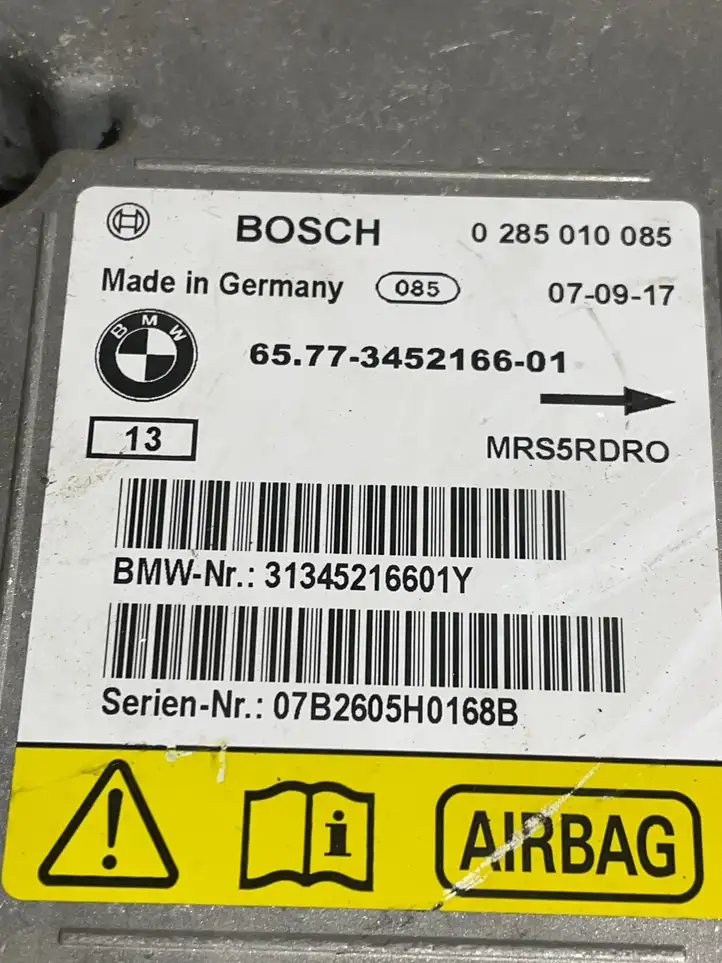 BMW X3 E83 (2003 - 2010) 3452166 Блок управления SRS — фото 3