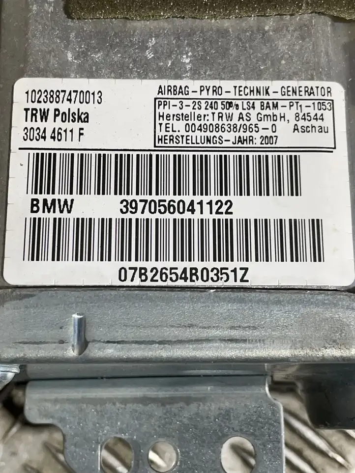BMW X3 E83 (2003 - 2010) 30344611F Подушка безопасности пассажира — фото 5