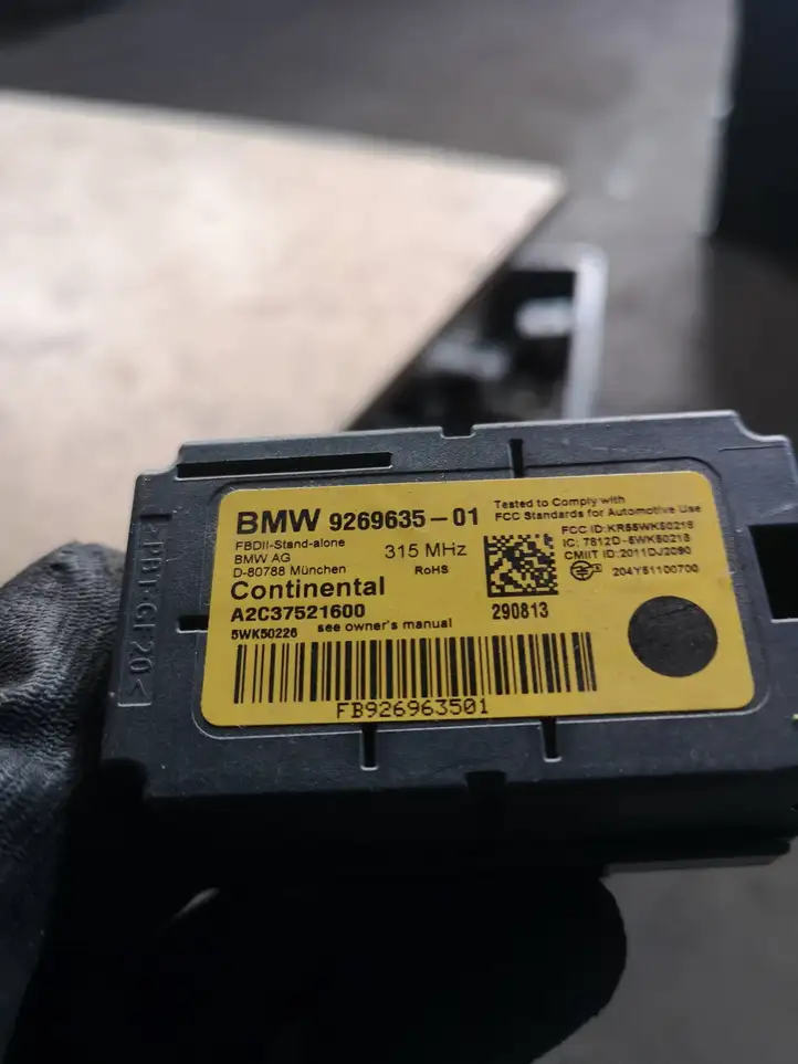 BMW 3 F30 F35 F31 (2012 - 2018) 9269635 Блок управления TPMS — фото 5