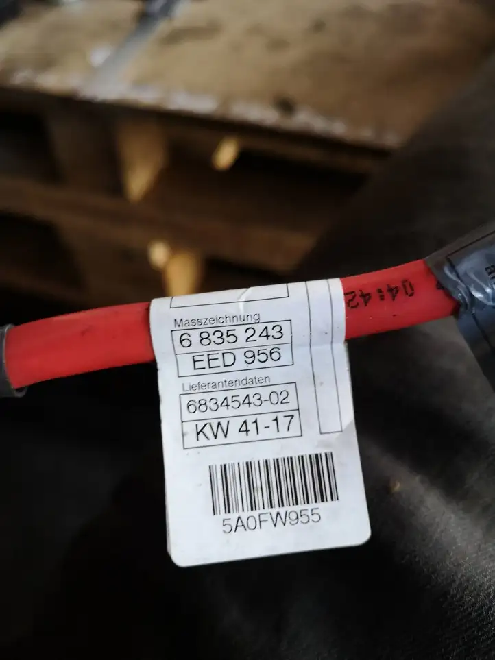 BMW 3 F30 F35 F31 (2012 - 2018) 10304410 Плюсовой провод аккумулятора — фото 5