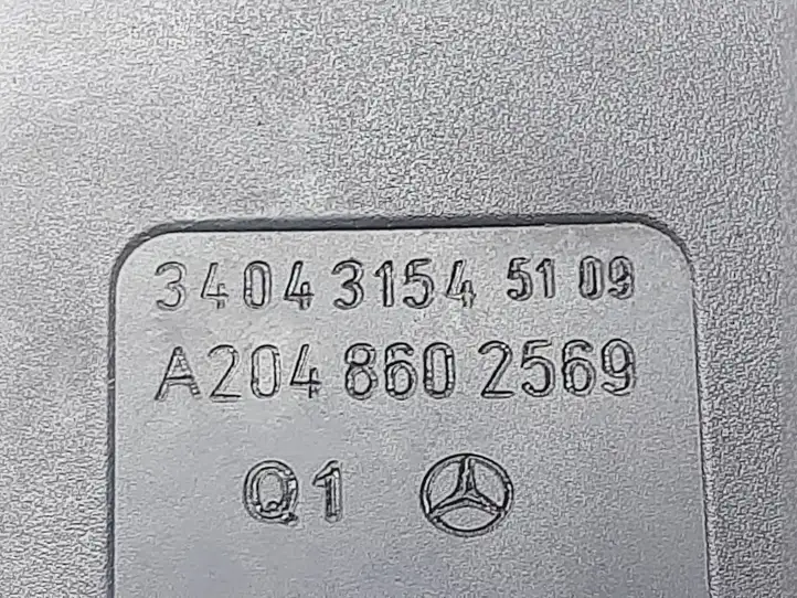 Mercedes-Benz C W204 (2007 - 2014) A2048602569 Замок заднего ремня — фото 2