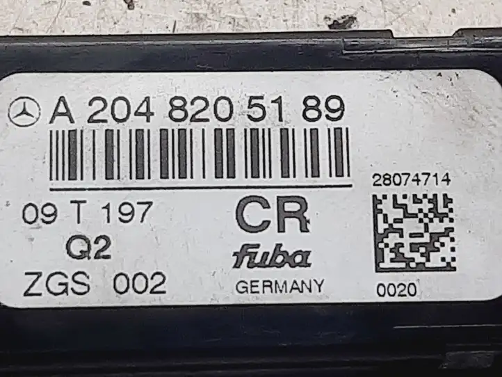 Mercedes-Benz C W204 (2007 - 2014) A2048205189 Усилитель антенны — фото 2
