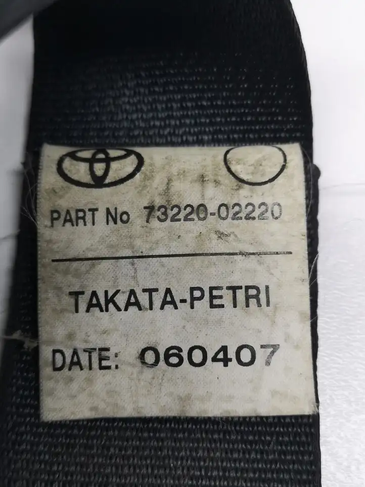 Toyota Auris 150 (2006 - 2012) 7322002220 Передний ремень безопасности — фото 5